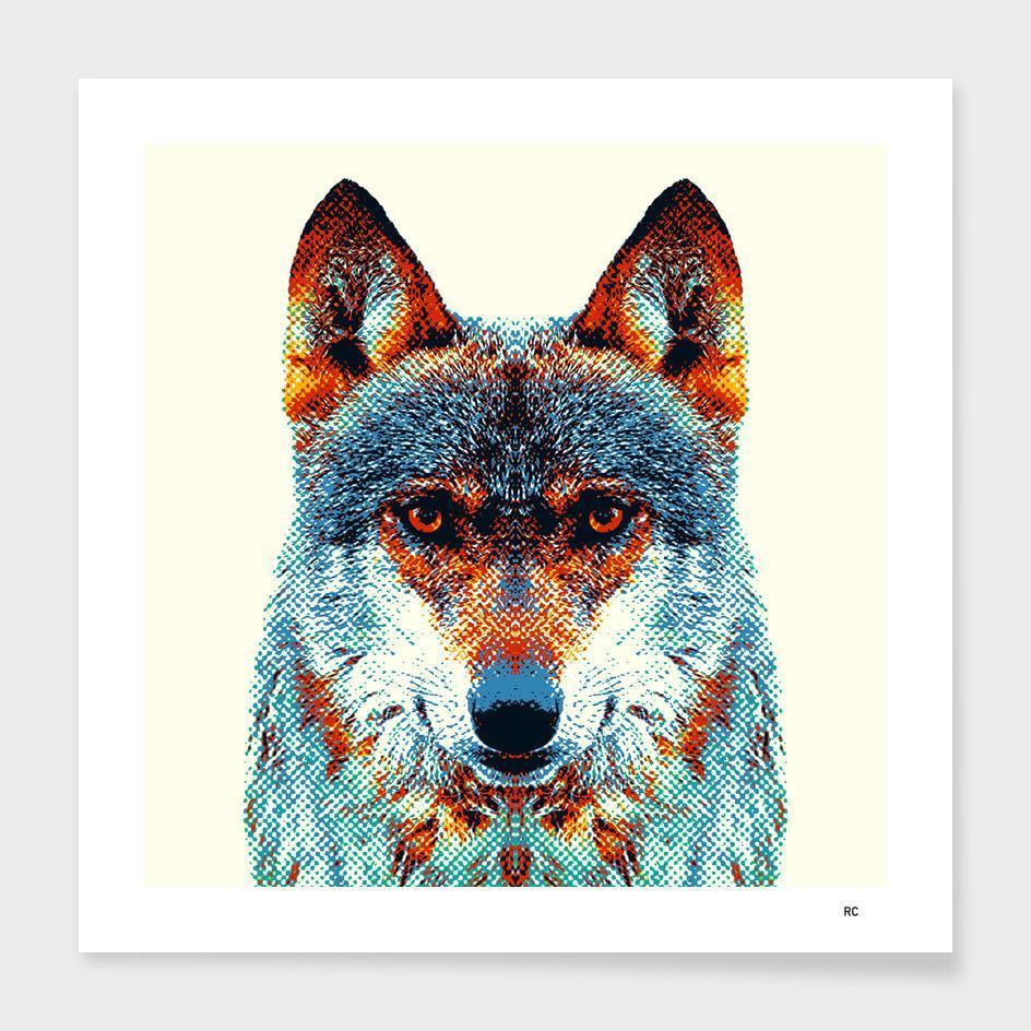 Wolf - Colorful Animals Frame