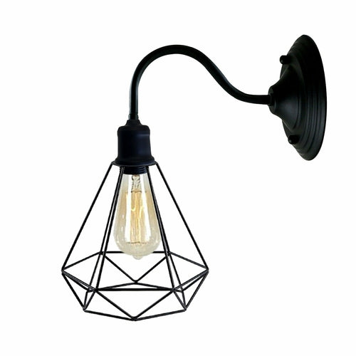 Modern Industrial  Vintage Indoor Black colour Wall Light Lamp Fitting