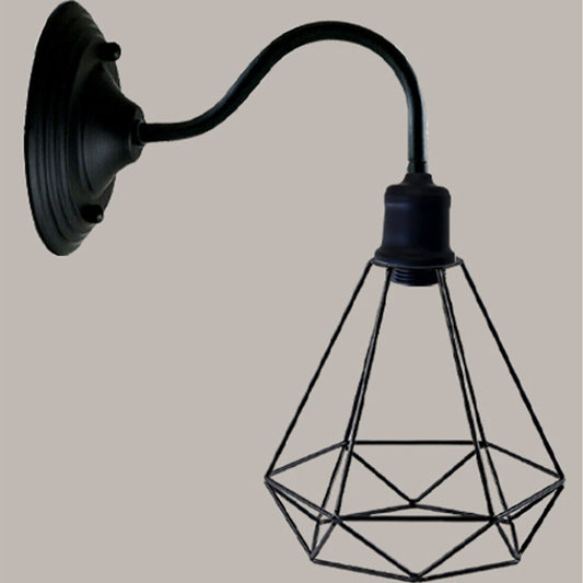 Modern Industrial Vintage Indoor Black colour Wall Light Lamp Fitting