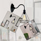 Modern Industrial  Vintage Indoor Black colour Wall Light Lamp Fitting