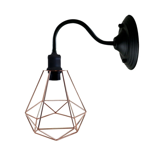 Modern Industrial  Vintage Indoor Black colour Wall Light Lamp Fitting