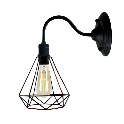 Modern Industrial  Vintage Indoor Black colour Wall Light Lamp Fitting