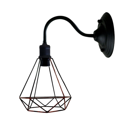 Modern Industrial  Vintage Indoor Black colour Wall Light Lamp Fitting