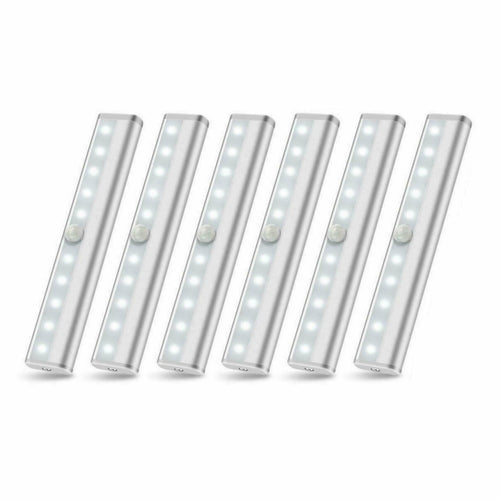 10 LED Motion Sensor Stick-on Light Bar (3 Pack)