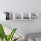 CD Wall Shelf White 39.4"x7.1"x7.1" Chipboard