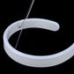 Contemporary Acrylic LED Swirl Shaped Light Fixture