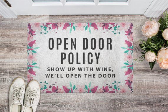 Floral Doormat Tropical Door mat Welcome Mat