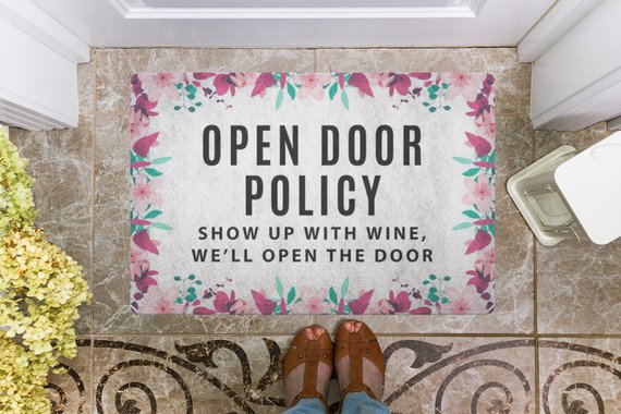 Floral Doormat Tropical Door mat Welcome Mat