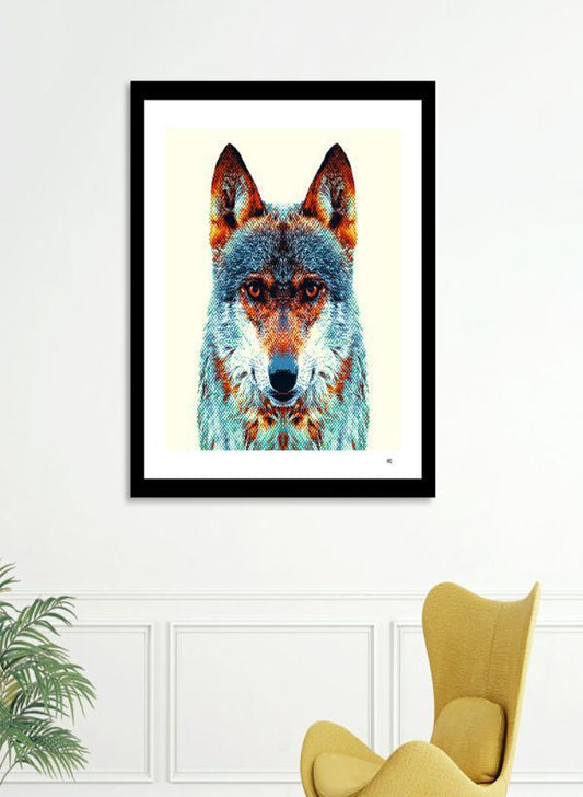 Wolf - Colorful Animals Frame