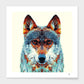 Wolf - Colorful Animals  Frame